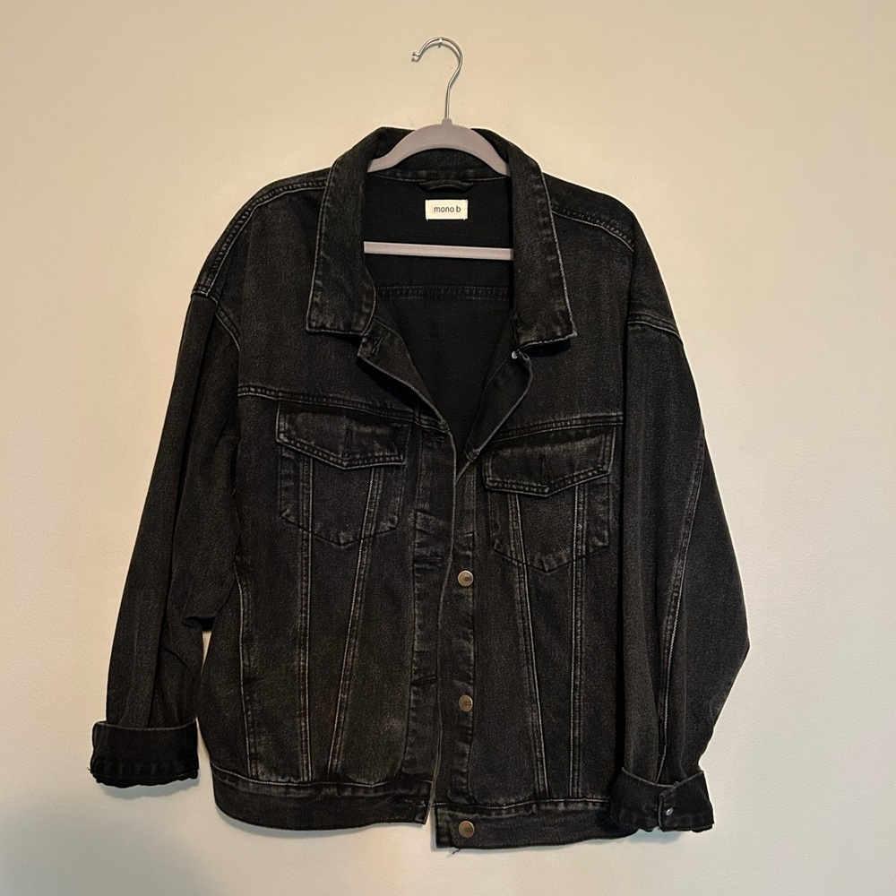 BLACK DENIM JACKET